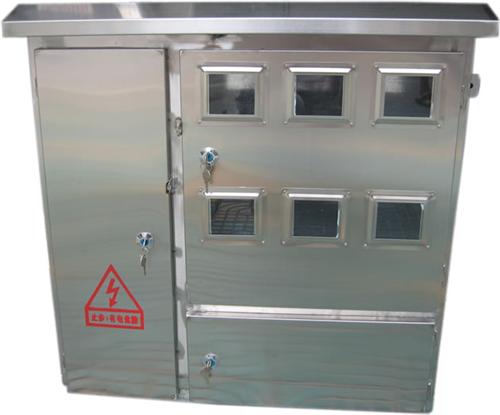 三门六电表位不锈钢户外防水配电箱厂家可定制